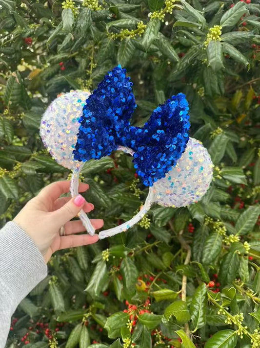Galactic Blue Confetti Ears - Dreaming of Magic Designs