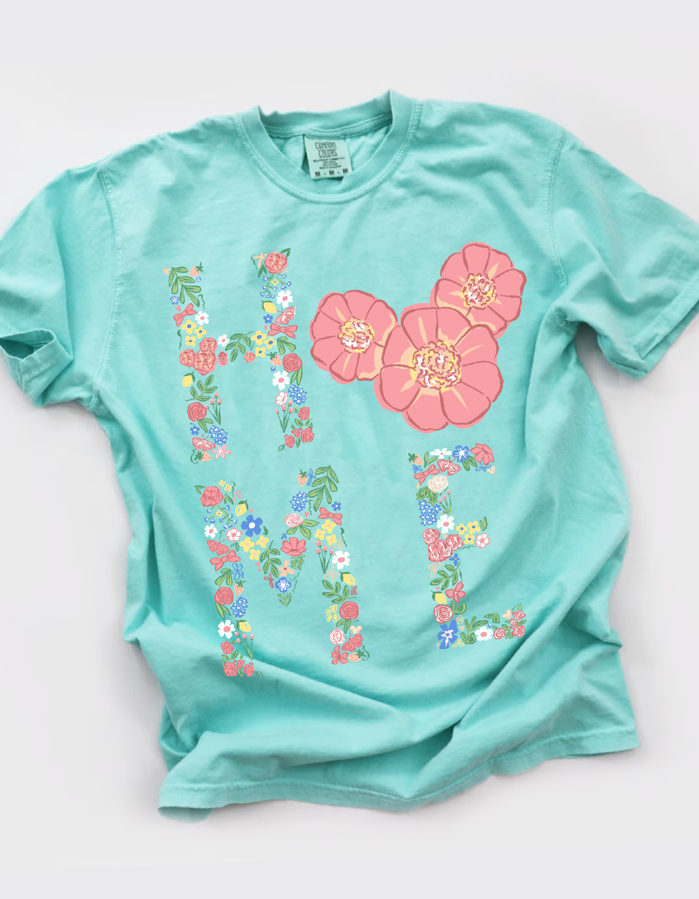 Home of Flowers CC Tee - Chalky Mint