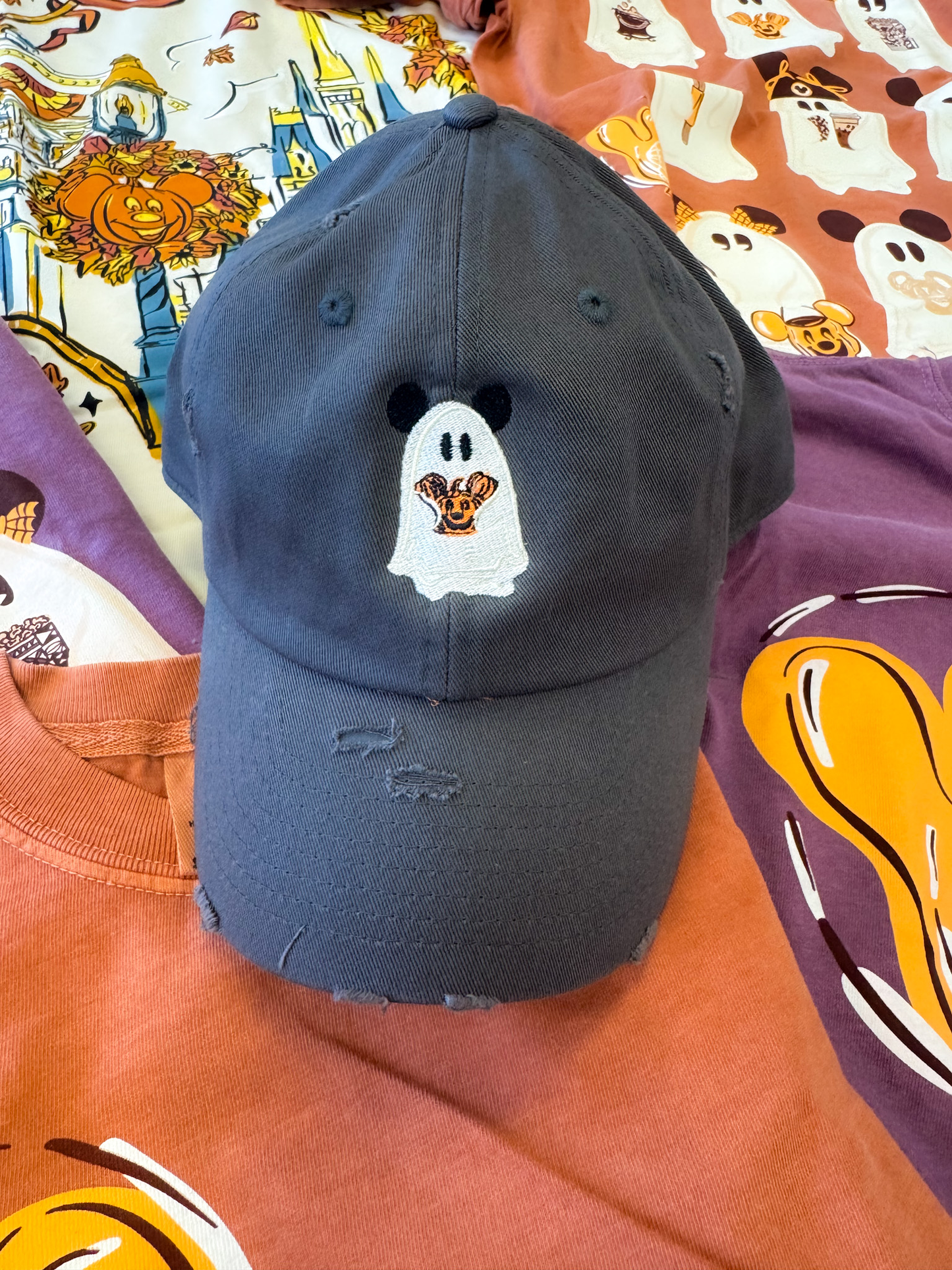 Ghost Pumpkin Hat - Charcoal