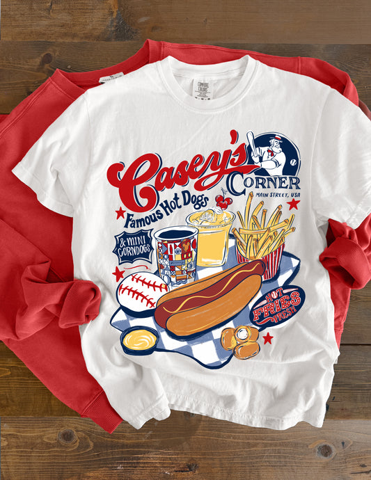 Homerun Hotdogs Tee - White