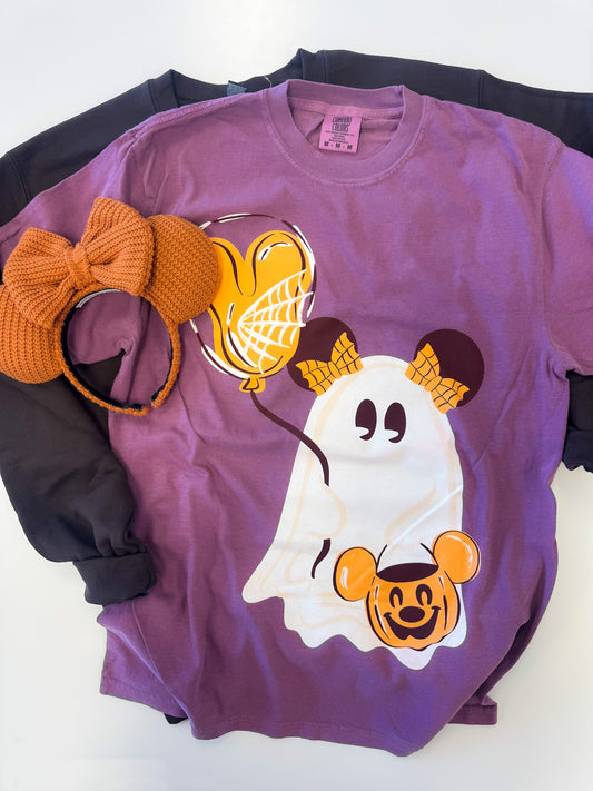 Ghosty Park Girl CC Tee - Berry