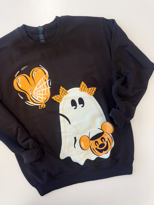 Ghosty Park Girl Sweatshirt - Dark Chocolate