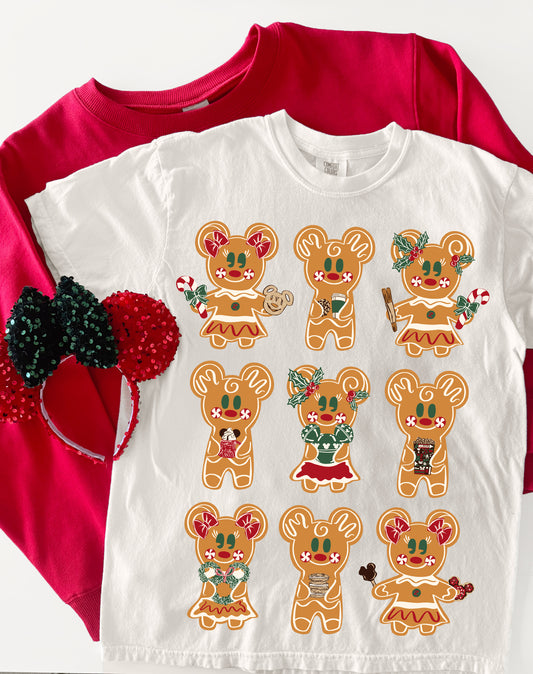 Gingerbread Snacks Tee - Ivory - PREORDER