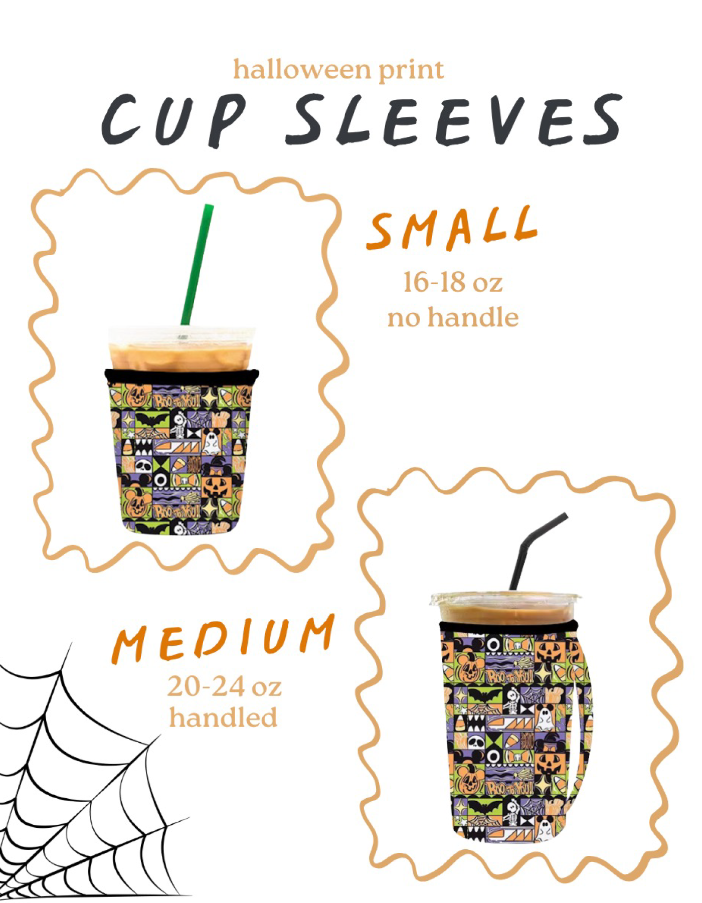 Boo to You Cup Sleeve - Black