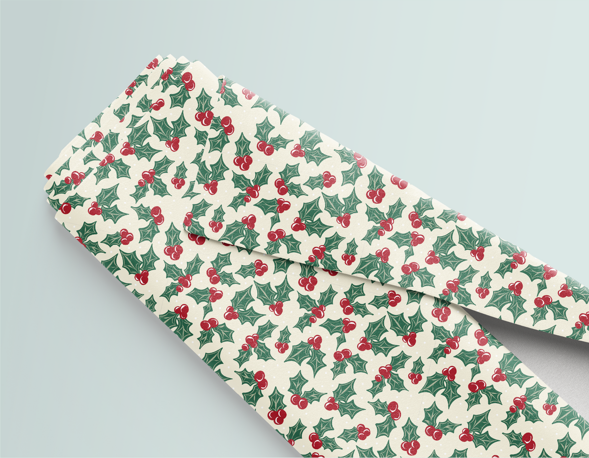 Happy Holly Fabric - PREORDER