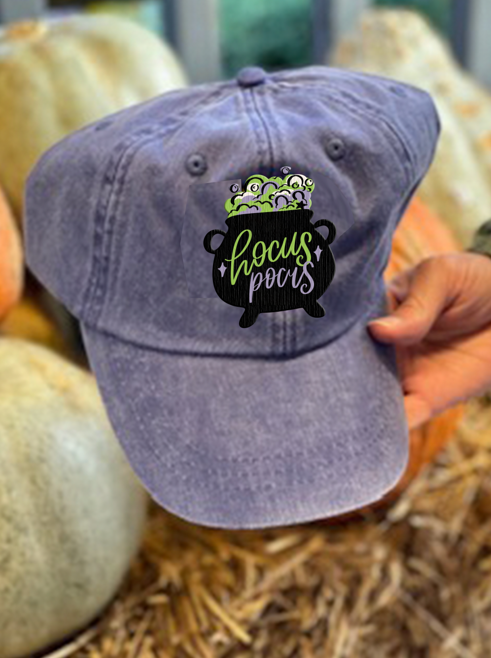 Hocus Pocus Cauldron Hat - Washed Purple - PREORDER