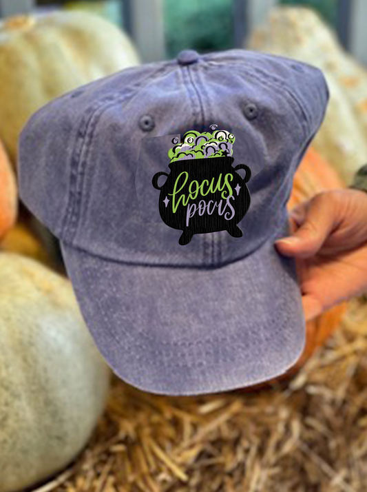 Hocus Pocus Cauldron Hat - Washed Purple