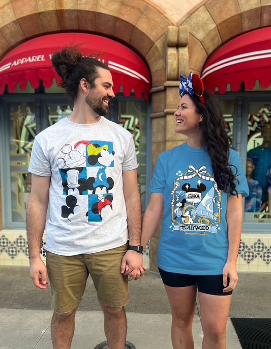 Hollywood Bows & Borders CC Tee - Royal Caribe - PREORDER