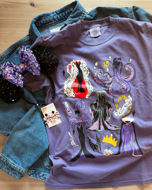 Villains Dress CC Tee - 2 Colors