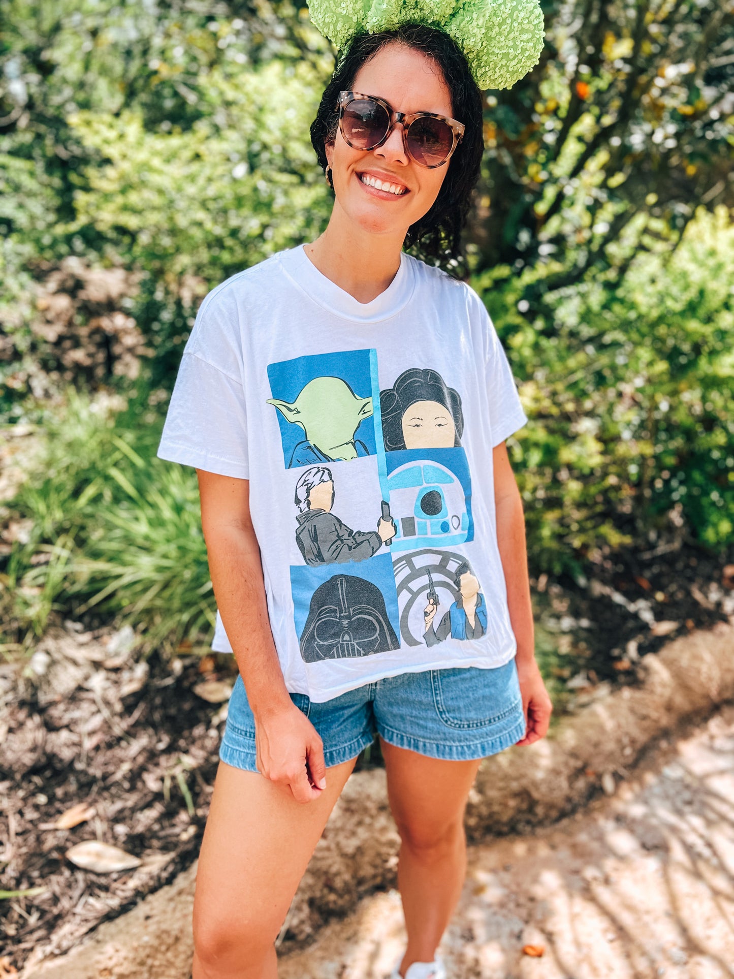 Galactic Color Pop Tee - Gray Color Blast- M