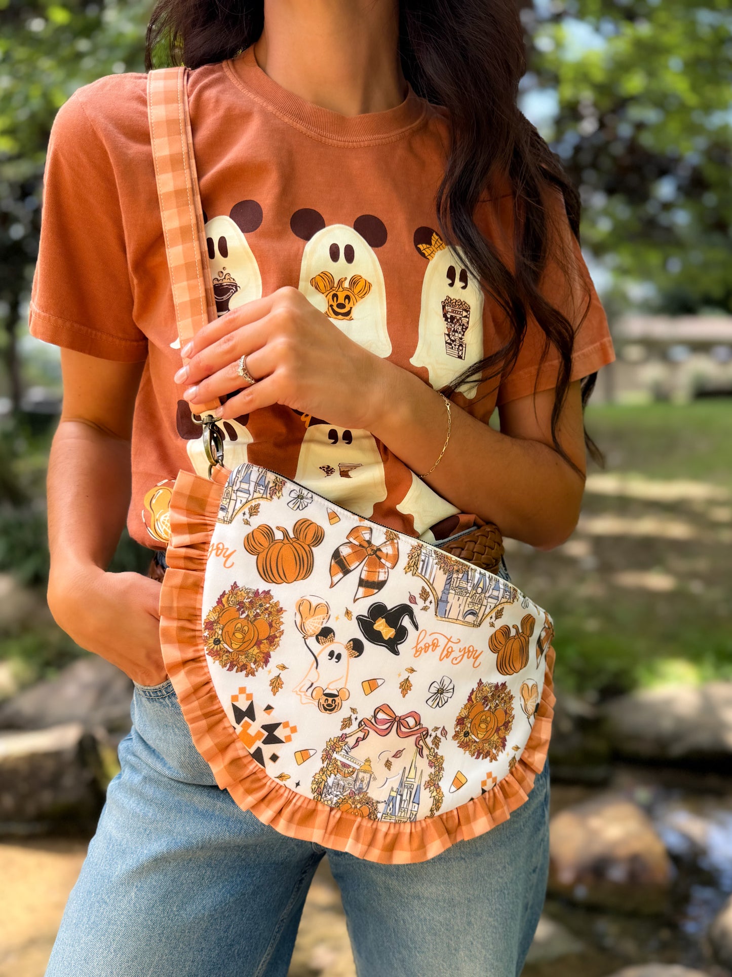 Fall Juliette Crescent Crossbody - Fall Festival Vanilla & Pumpkin Pie - PREORDER