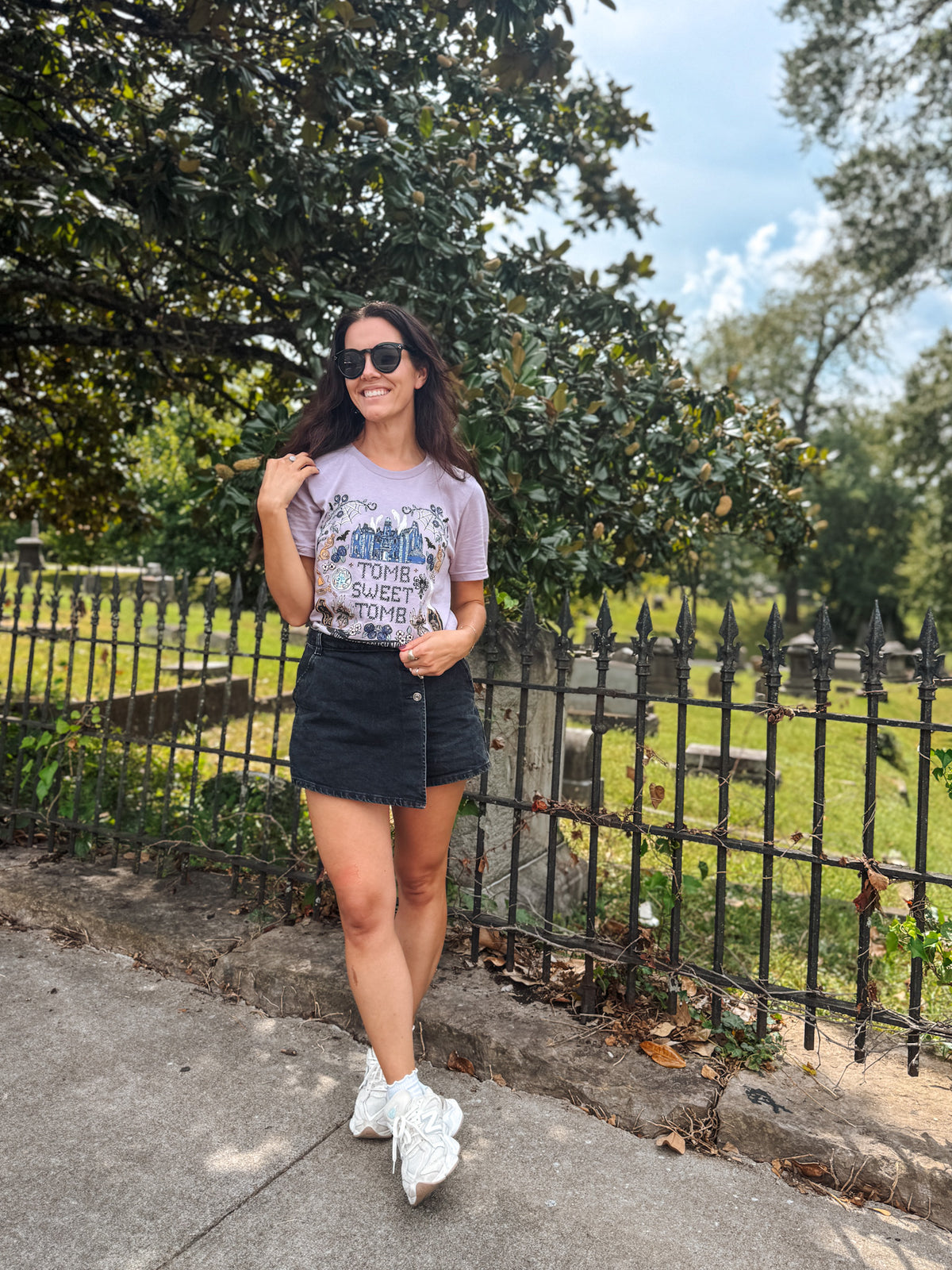 Tomb Sweet Tomb Tee - Light Violet