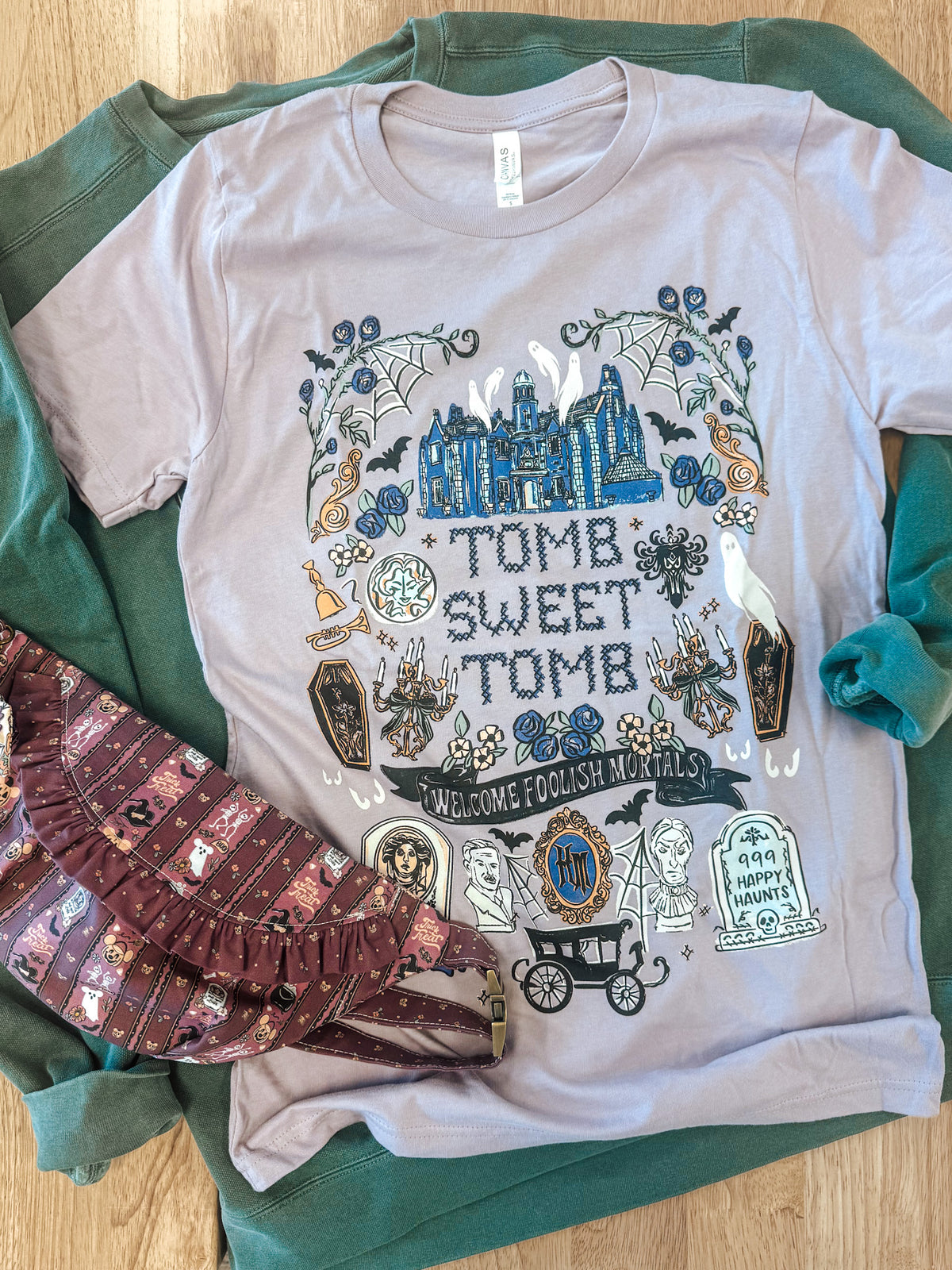 Tomb Sweet Tomb Tee - Light Violet