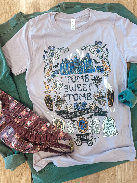 Tomb Sweet Tomb Tee - Light Violet
