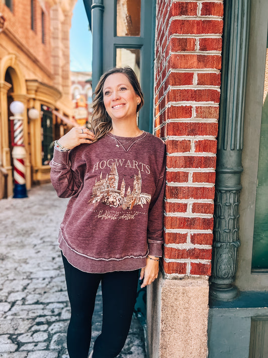 Wizard Castle Hi Low Crewneck