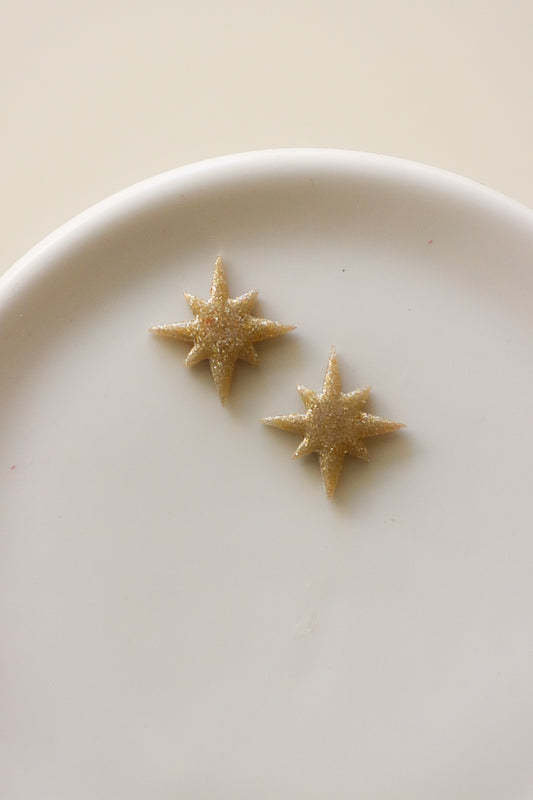 Star Stud Earrings - Opal & Rain - PREORDER
