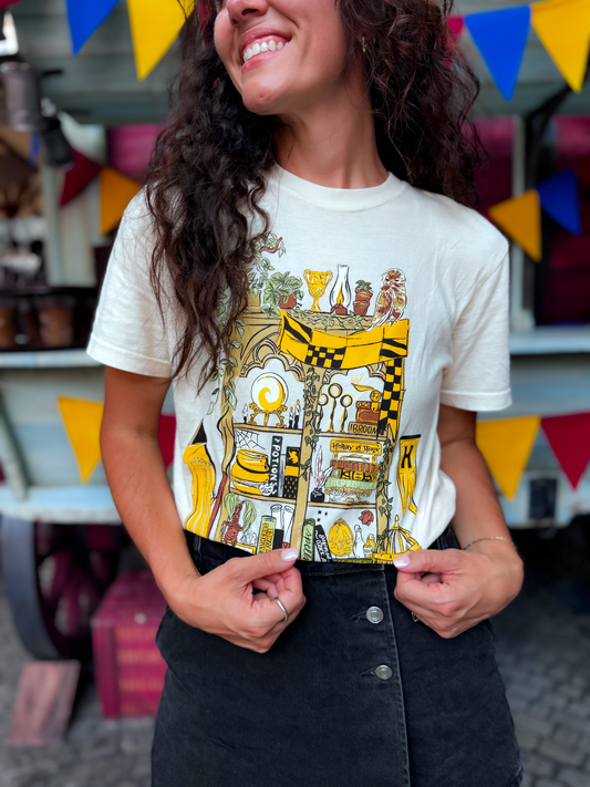 Loyal Common Room Bookcase Tee - Ivory