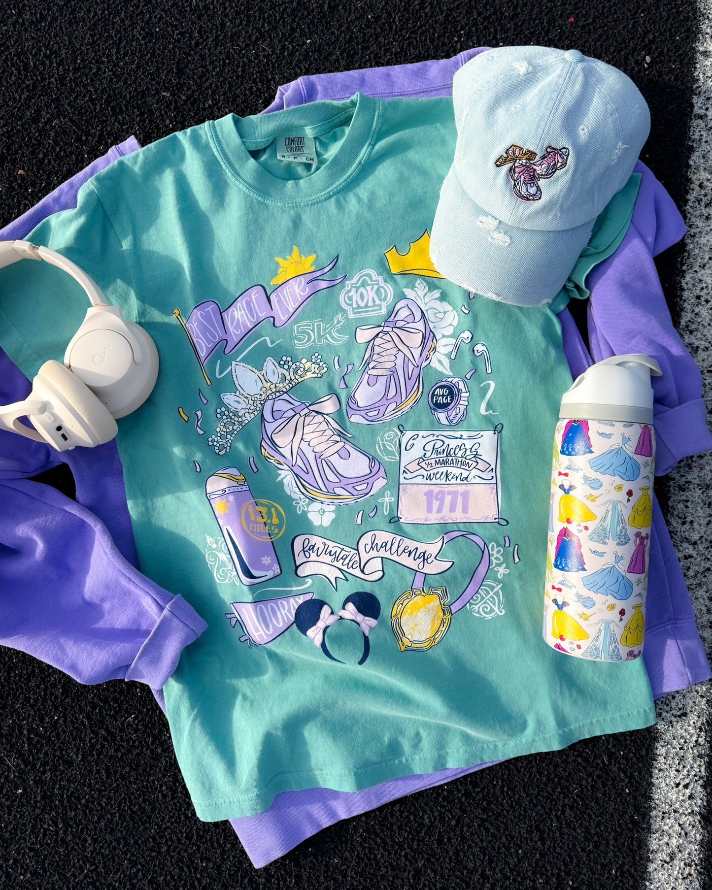 Best Race Ever CC Tee - Seafoam