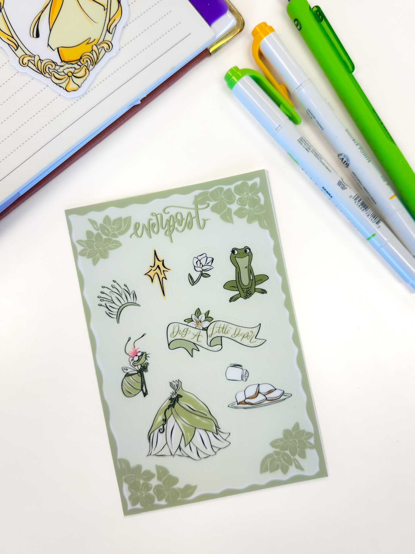 Bayou Princess Sticker Sheet