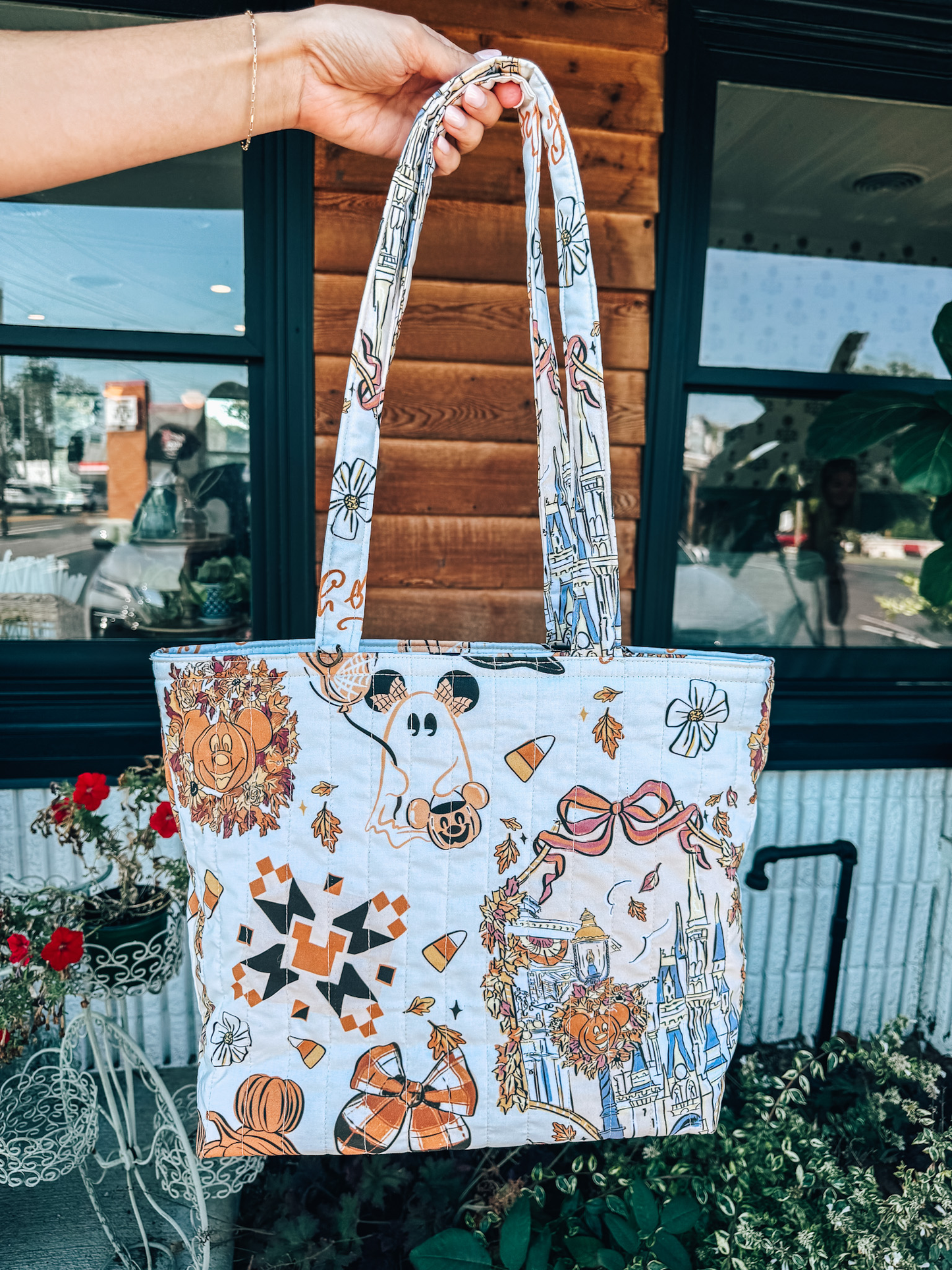 Fall Classic Quilted Tote - Fall Festival Vanilla - PREORDER
