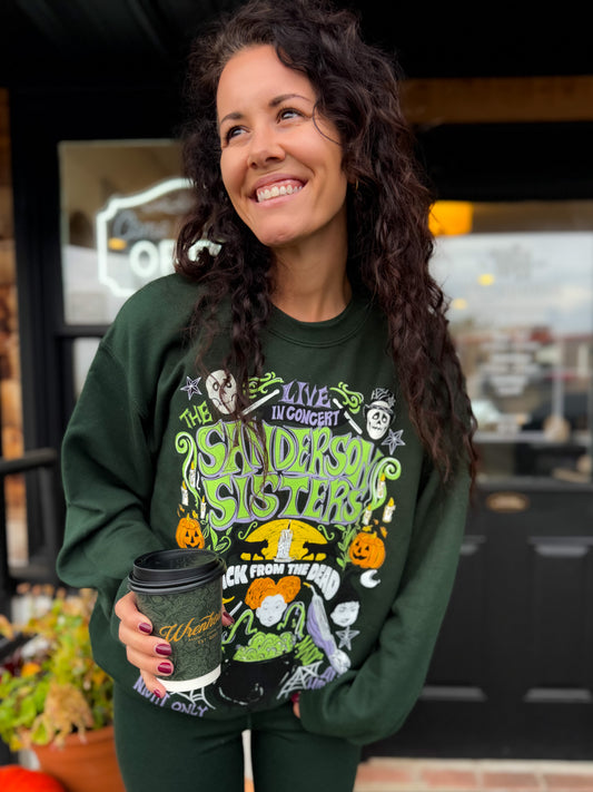 Salem Sisters Concert Sweatshirt - Forest Green