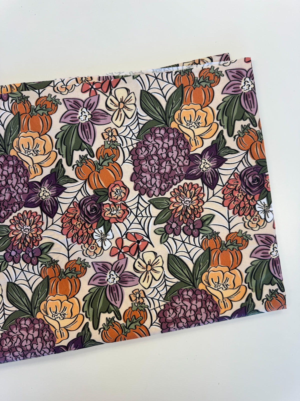 Spooky Floral Daylight Fabric - Large Scale
