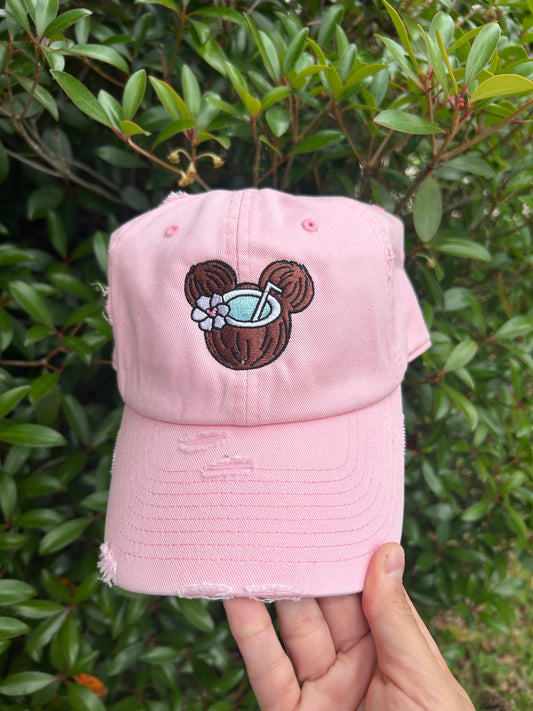 Mouse Coconut Hat- PREORDER