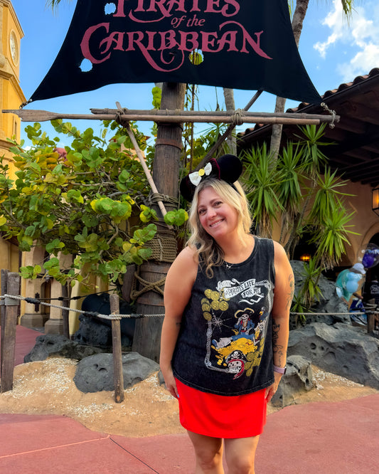 Yo-Ho Pirates Mineral Wash Tank - S + XL
