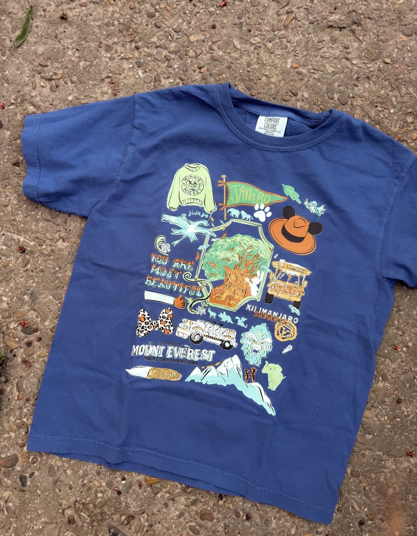 YOUTH Most Adventurous Sketch CC Tee – China Blue