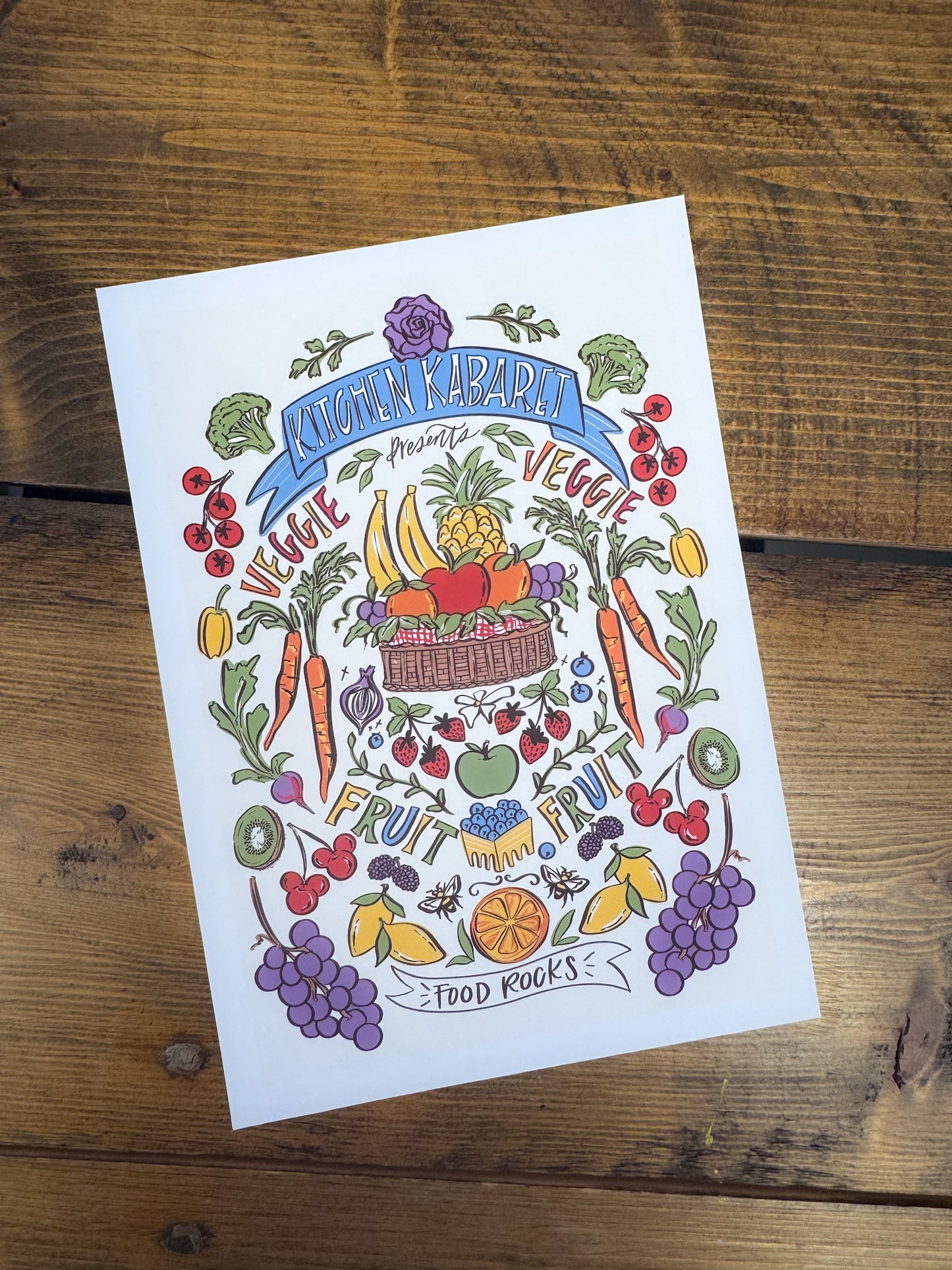 Market Kabaret Art Print - 8x10