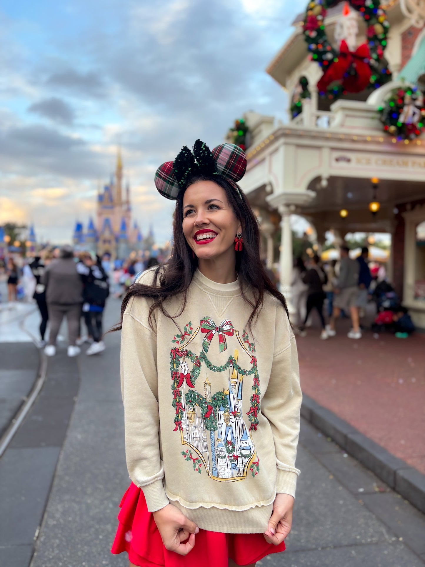 Very Merry Park Snap Hi Low Pullover