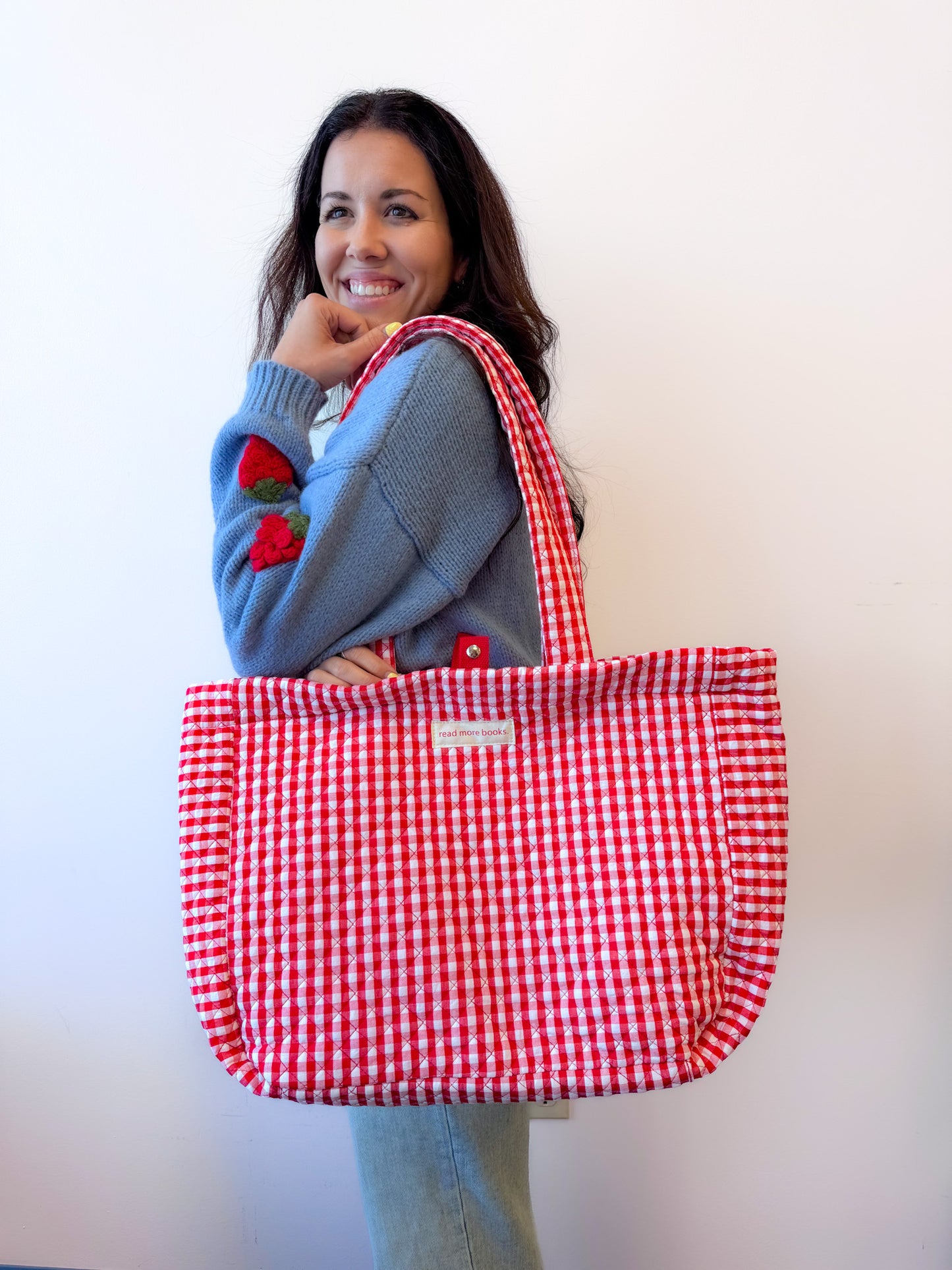 The Everything Bag - Red Gingham