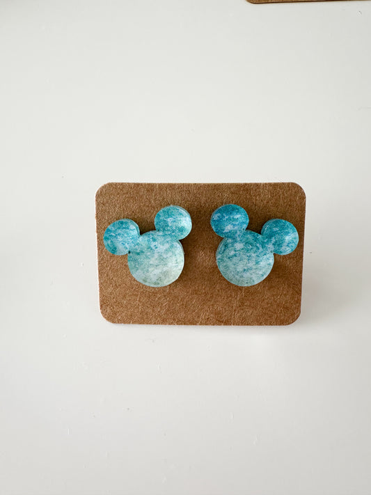 Acrylic Summer Stud Earrings x Timber and Textiles - 2 Colors