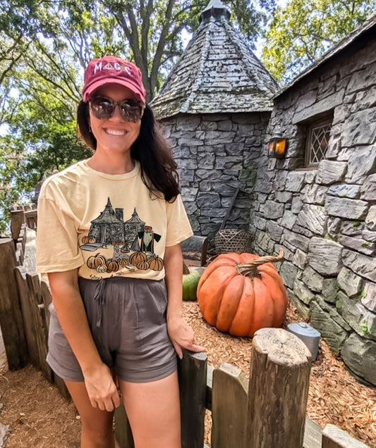 Autumn at Hagrid's Mineral Wash Tee - S+M