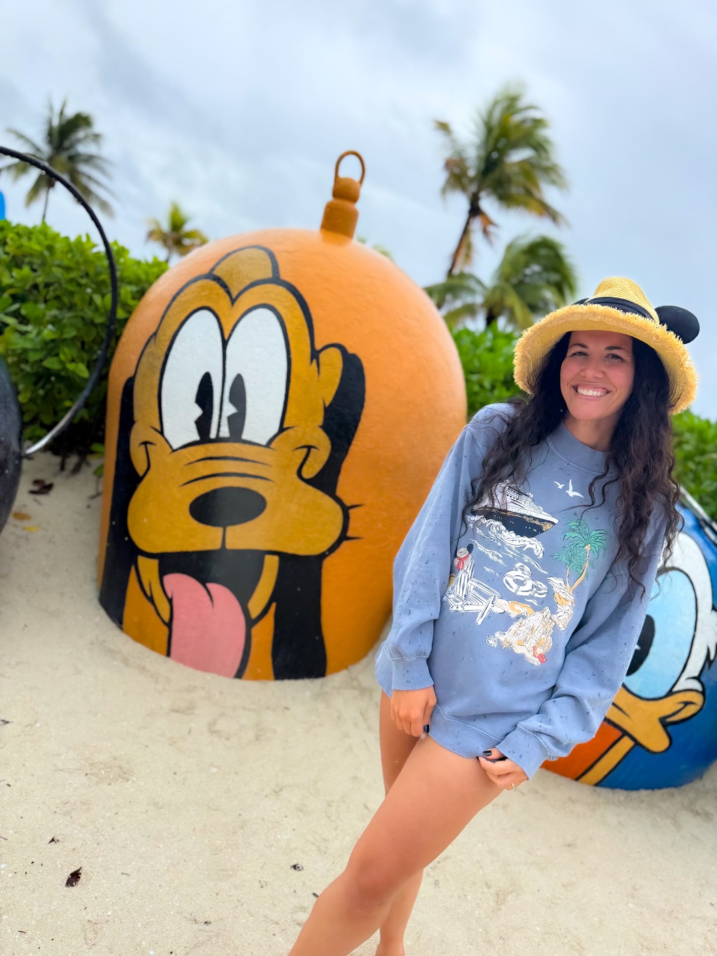 Castaway Sketch Nantucket Mock Neck - Ocean