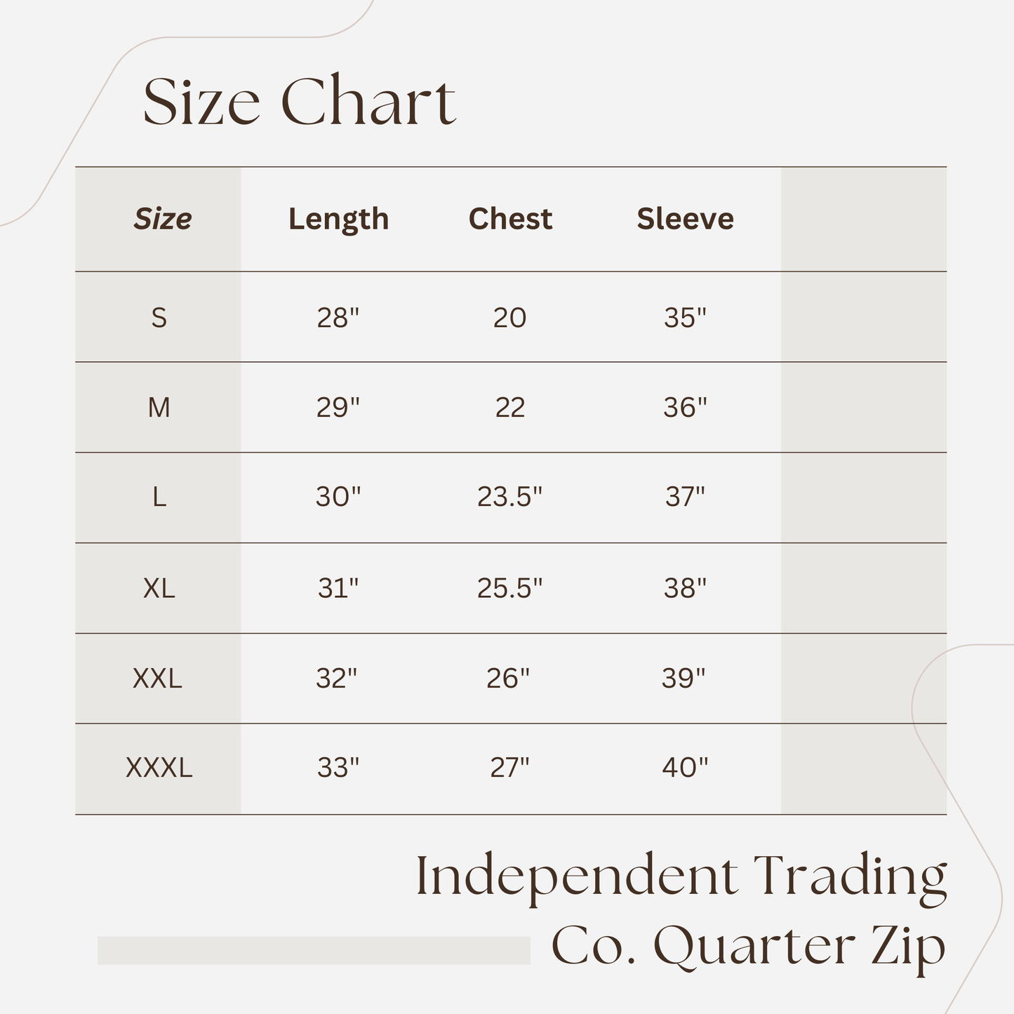 Bow Coffee Embroidered Quarter Zip