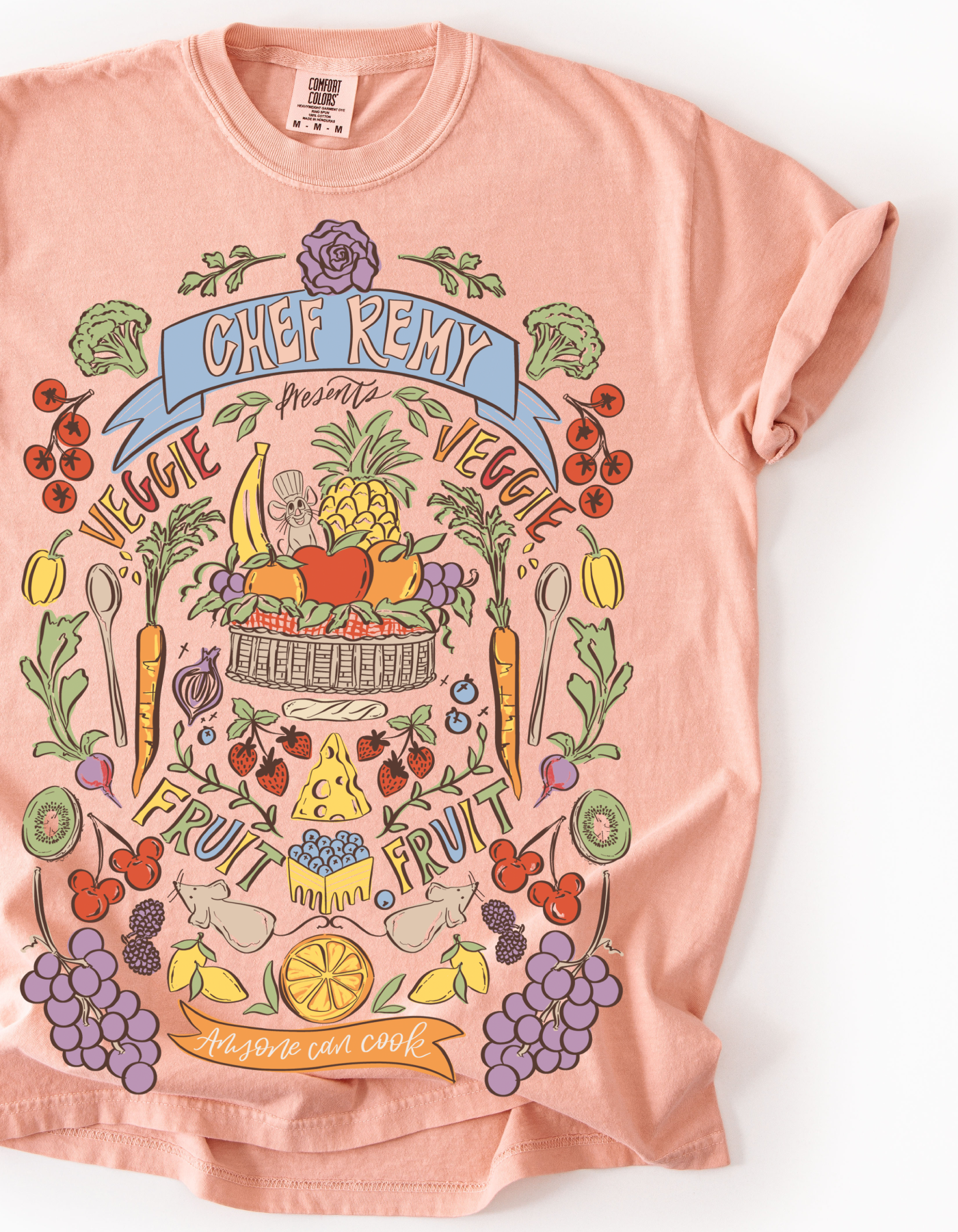 Remy's Kabaret CC Tee - Peachy - IMPERFECT