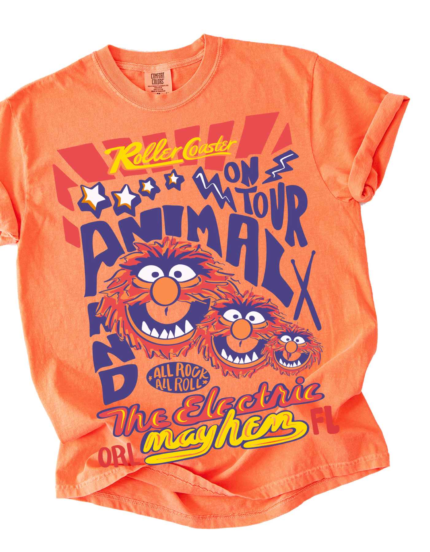 Animal on Tour CC Tee - Melon - IMPERFECT - XL