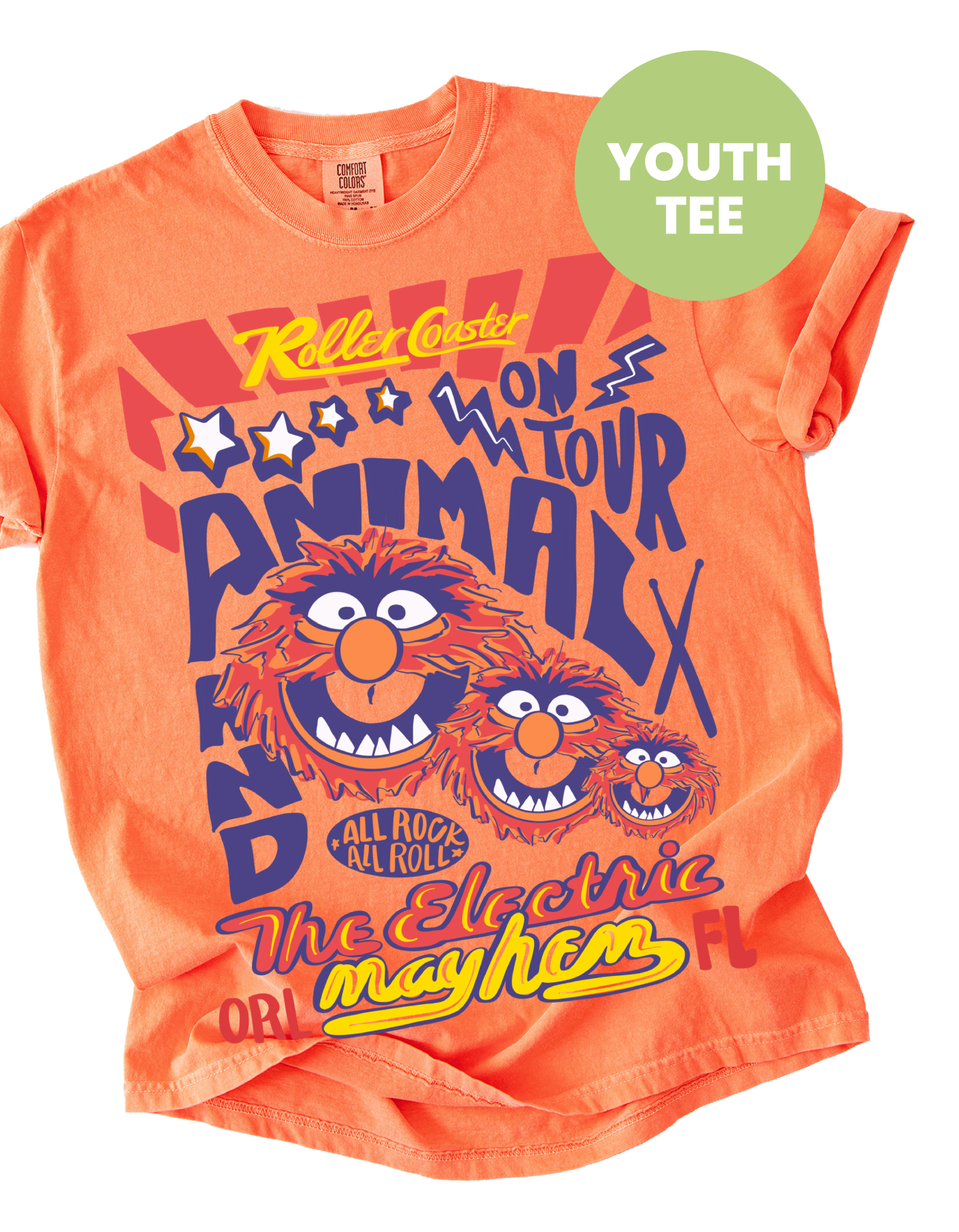 YOUTH Animal On Tour CC Tee - Melon