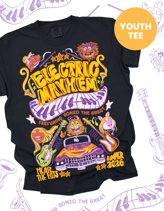 YOUTH Electric Mayhem On Tour CC Tee - Black - PREORDER
