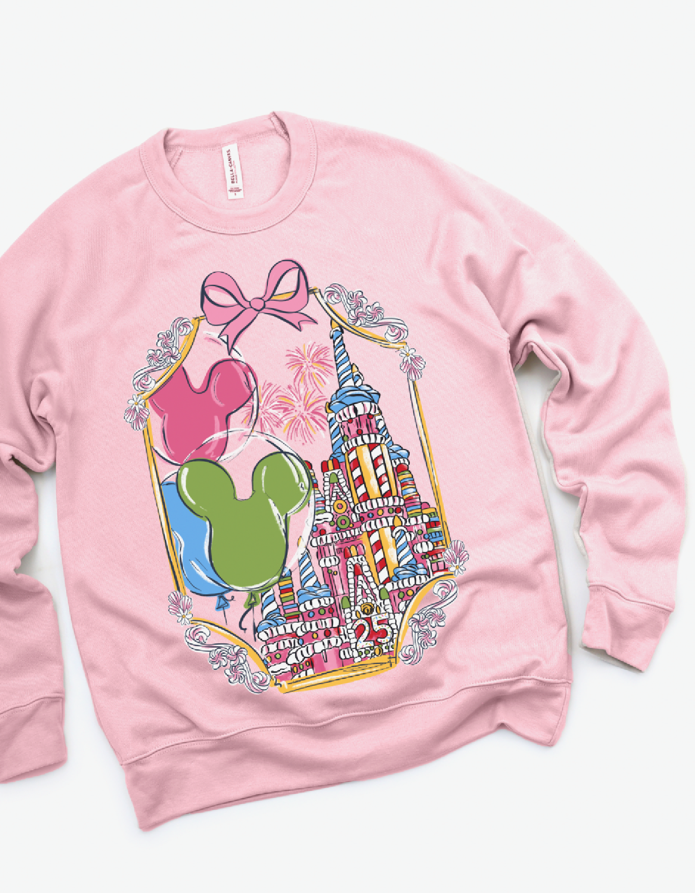 Birthday Cake Castle Sweatshirt - Pink - PREORDER