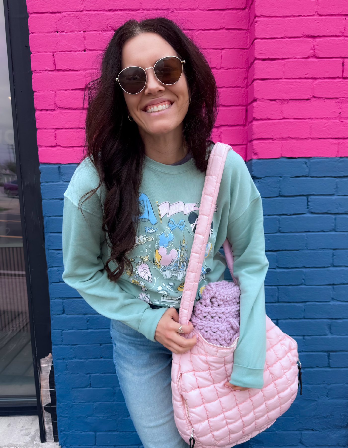 Most Magical Sketch Sponge Fleece Sweatshirt - Dusty Blue