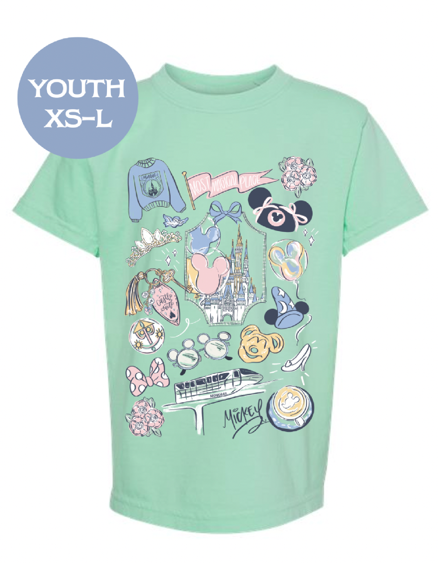 YOUTH Most Magical Sketch CC Tee - Island Reef