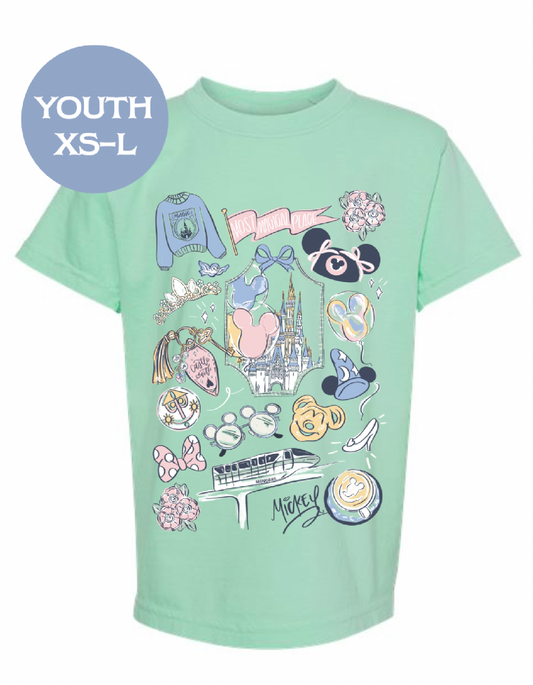 YOUTH Most Magical Sketch CC Tee - Island Reef