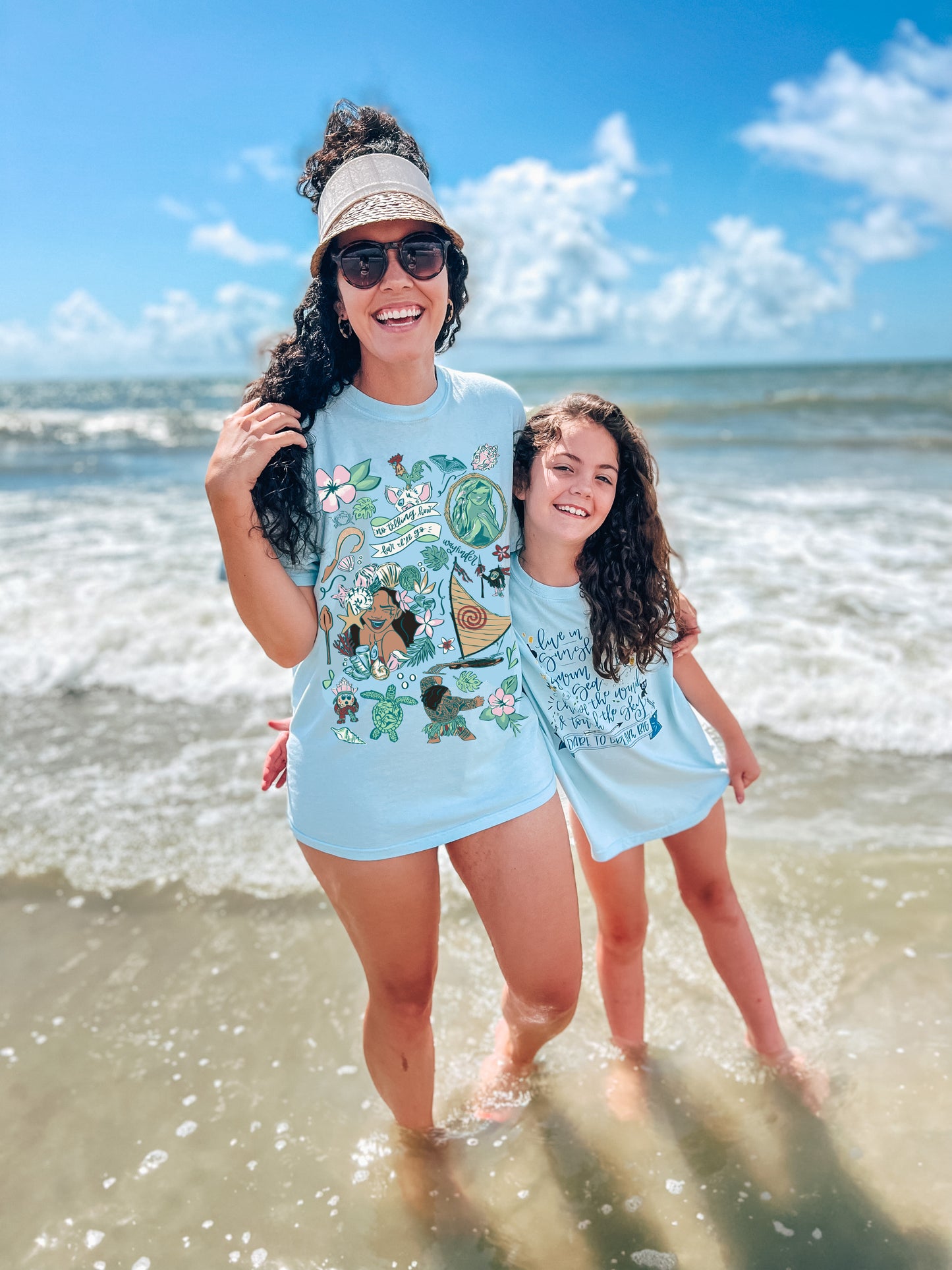 Island Princess Sketch Tee – Hydrangea