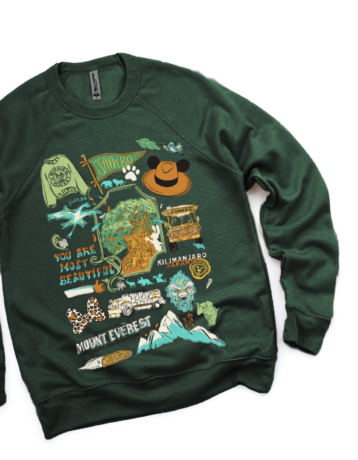 Most Adventurous Sketch Sponge Fleece Sweatshirt – Forest
