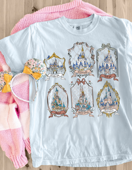 Castle Gallery CC Tee - Hydrangea - PREORDER