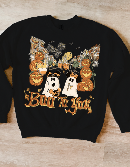 Main Street Ghosts Sweatshirt - Black - PREORDER