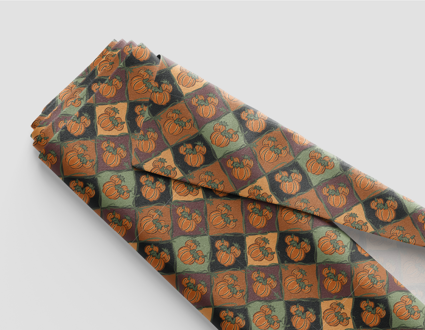 Pumpkin Patch Argyle Fabric - PREORDER