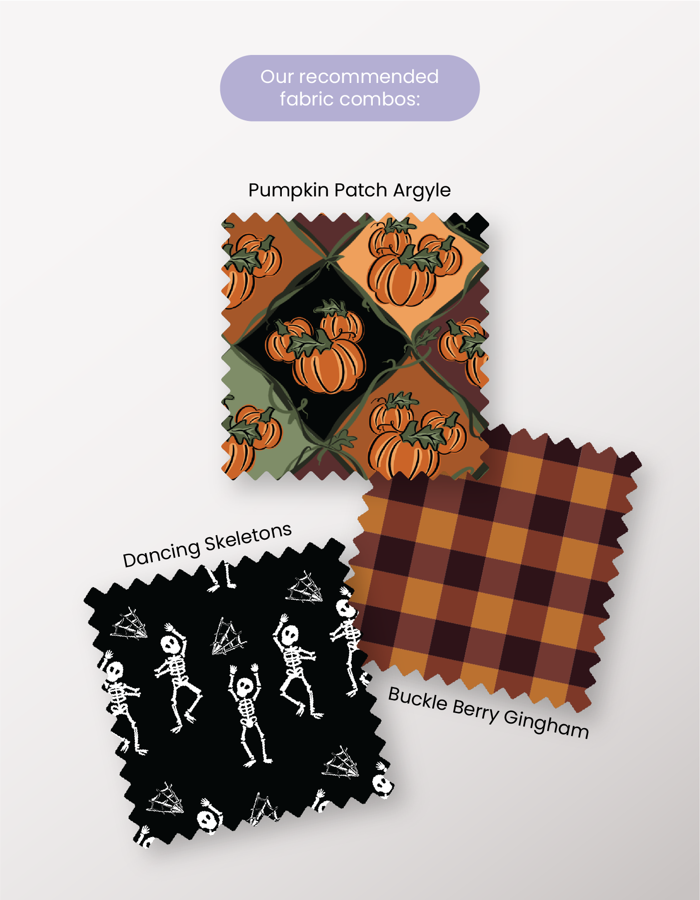 Pumpkin Patch Argyle Fabric - PREORDER
